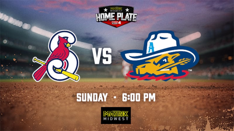 This Sunday, watch the Springfield Cardinals take on the Amarillo Sod Poodles live on Matrix...