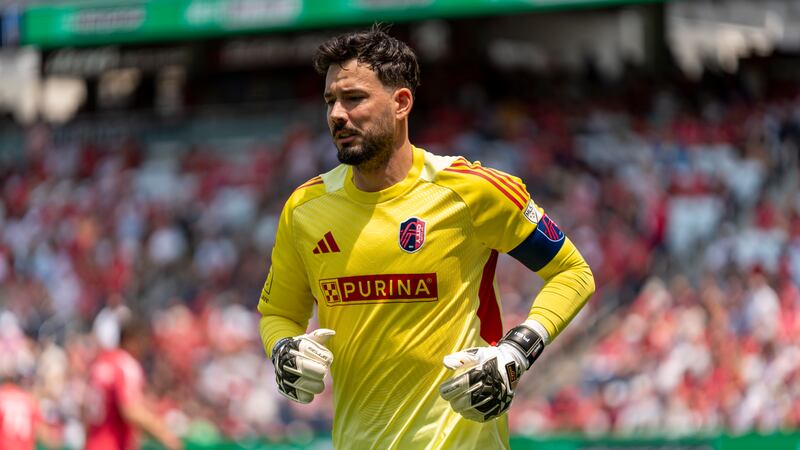 St. Louis CITY SC Goalkeeper Roman Bürki.