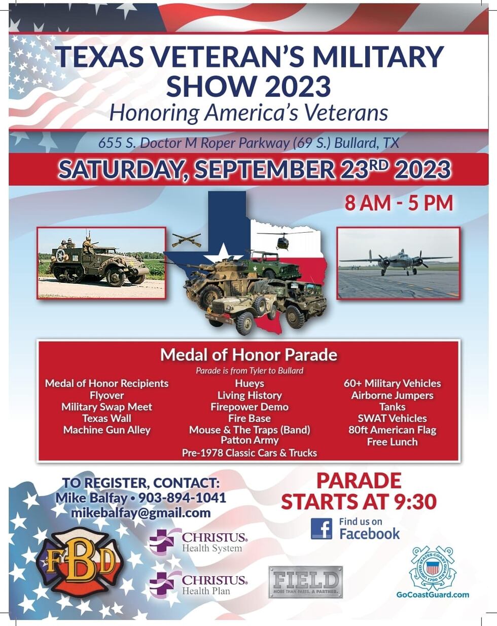 Happening September 23rd in Bullard, TX.