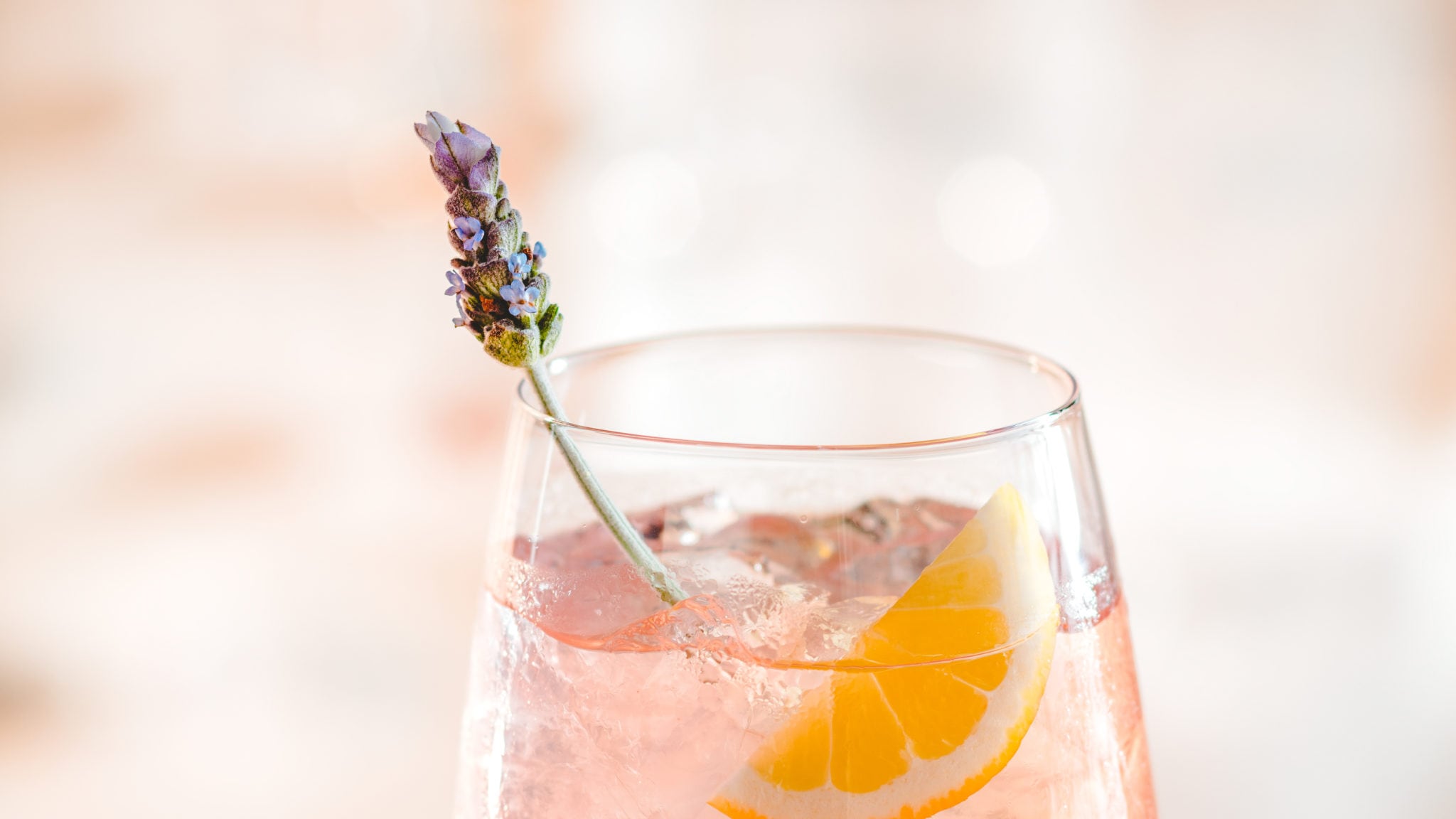 The Honey-Lavender Sangria recipe from Seasons 52 is a summer treat!