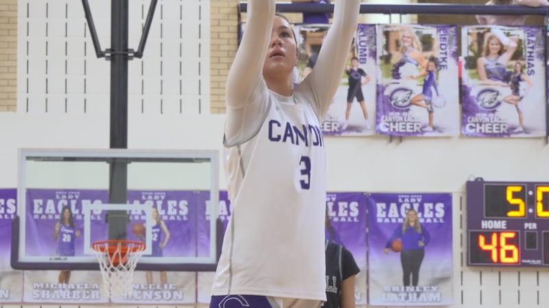 Canyon sweeps Randall in district basketball doubleheader