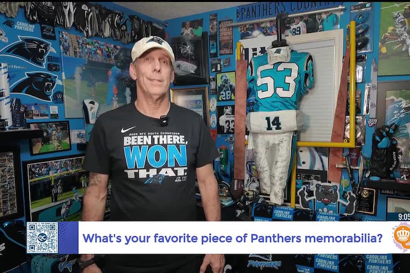Step inside the Panthers Man Cave