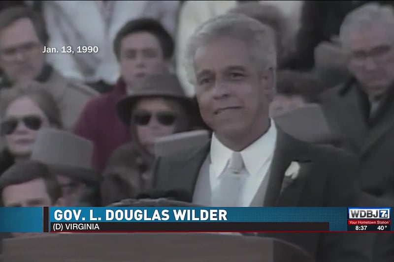 WDBJ7 Archive: Historic Moments During Virginia Inaugurations