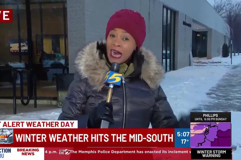 Action News 5's Kelli Cook gives updates on weather safety for the unhoused community