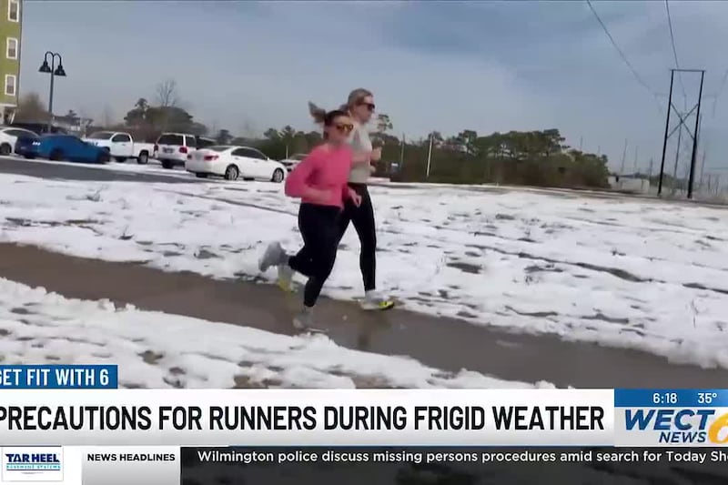 GET FIT WITH 6: Runners brave winter weather despite safety risks