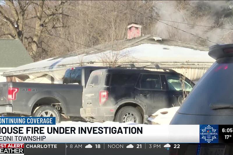 Fire tears through home in Jackson County Wednesday afternoon