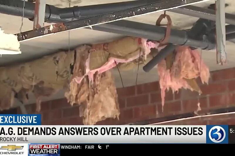 VIDEO: Attorney general demands answers following apartment issues in Rocky Hill