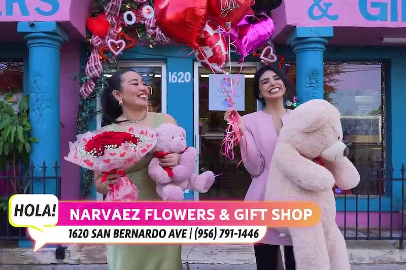 Celebra San Valentin con Narvaez Flower Shop