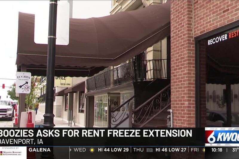 Boozies asks for rent freeze extension