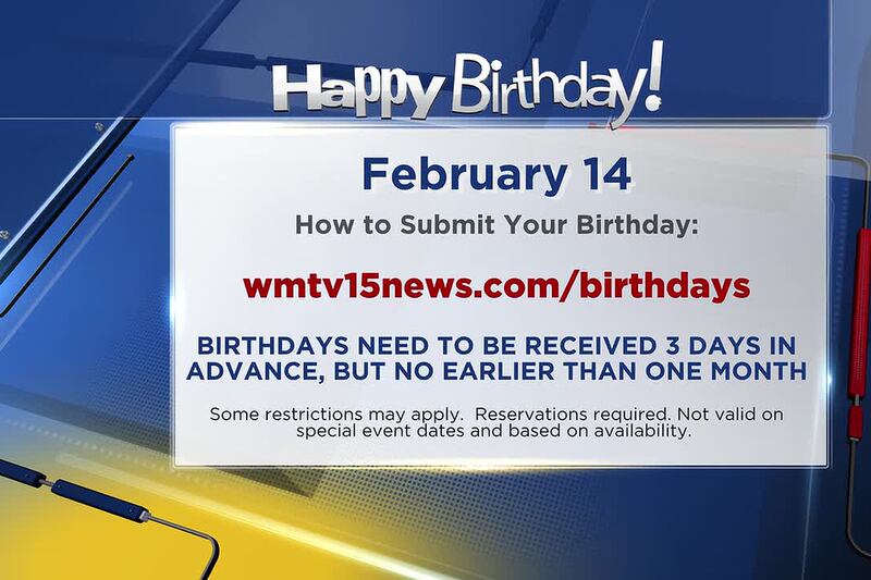 Birthdays for Saturday, February 14