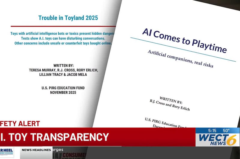 Watching Your Wallet: A.I. toy transparency