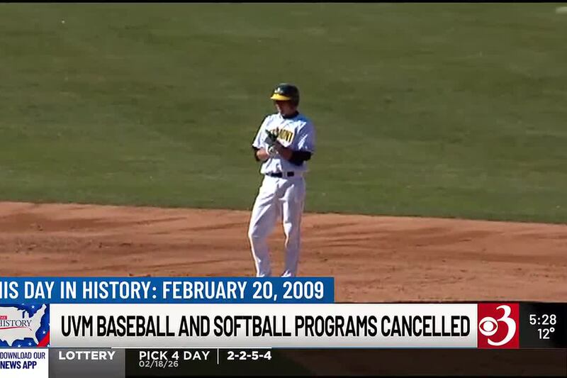This Day in History: University of Vermont ends baseball, softball programs
