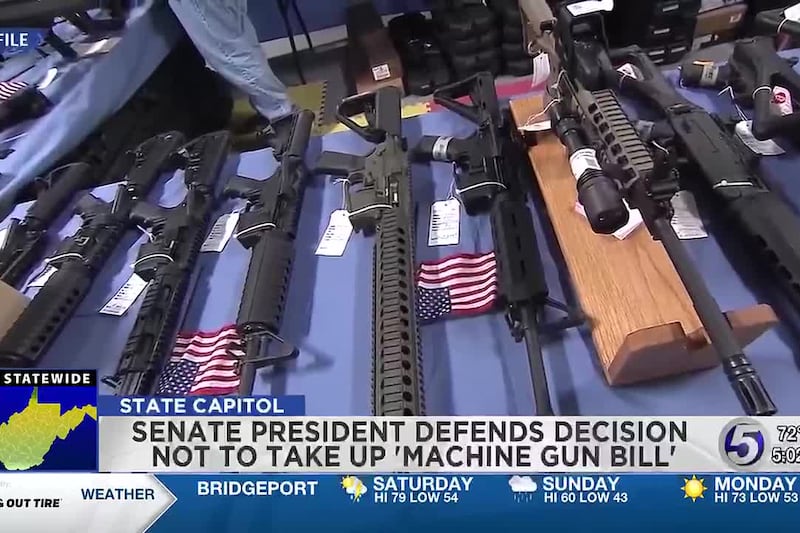 Senate President Smith blocks ‘Machine Gun Bill,’ citing legal concerns — not opposition to 2nd Amendment