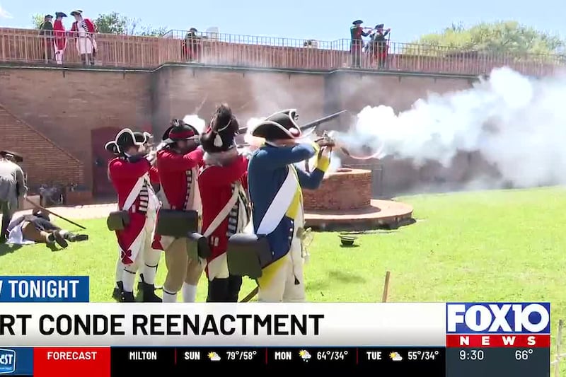 History takes center stage at Fort Conde Saturday