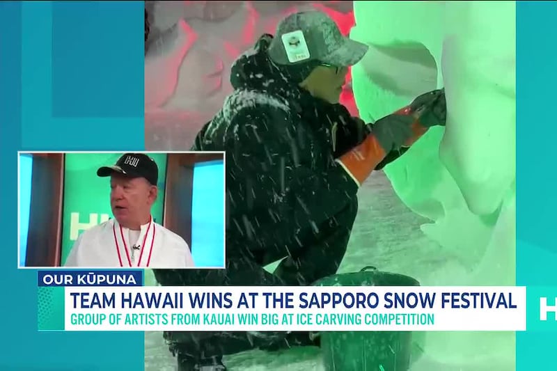 Team Hawaii places fourth at World Ice and Snow Carving competition in Sapporo