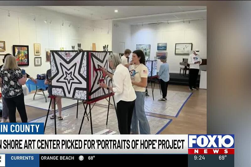 Eastern Shore Art Center selected for Portraits of Hope live painting project