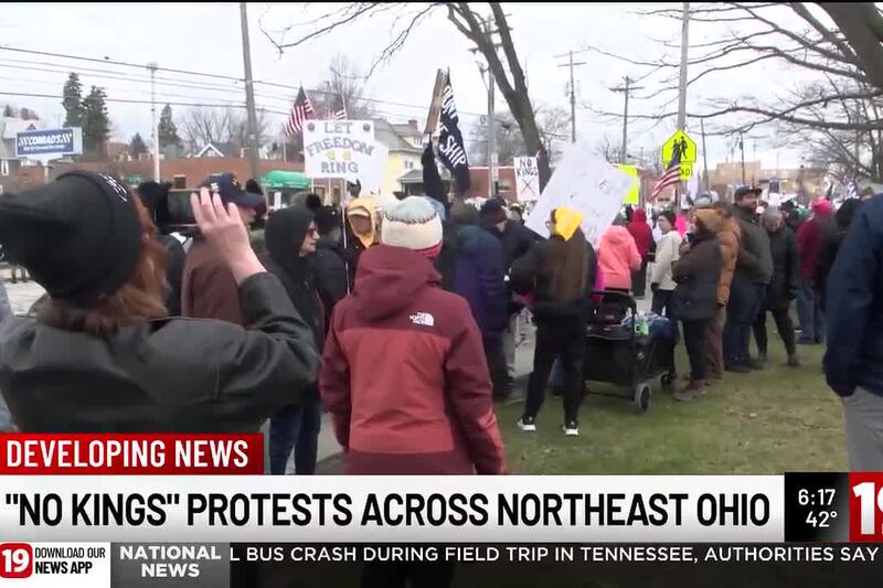 ‘No Kings’ protests planned Saturday across Northeast Ohio