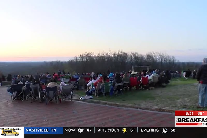 LIVE: 90th annual Bald Knob Cross Easter sunrise service