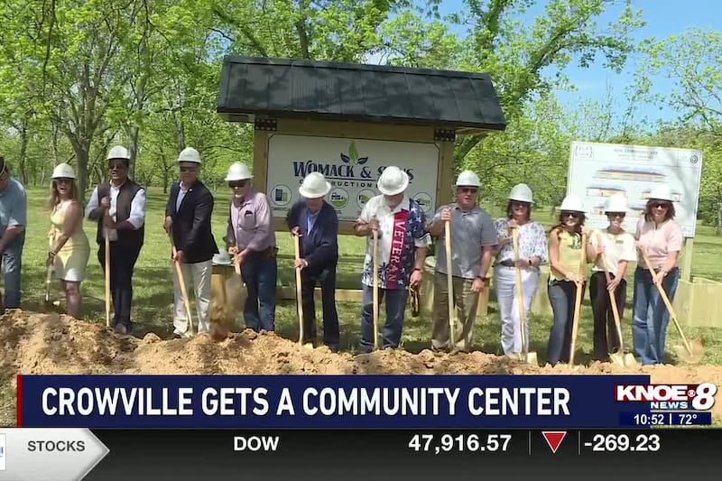 Breaking ground on a new era as Crowville gets a Community Center and St. Joseph