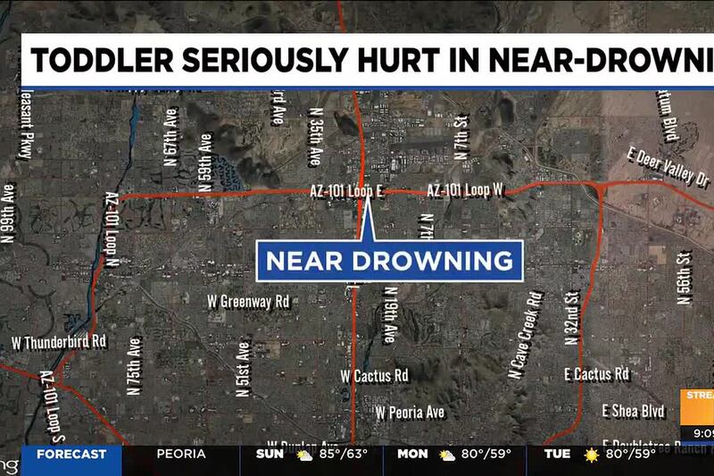 Child fighting for life after being pulled from Phoenix pool