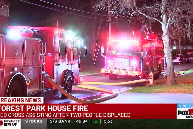 Pets killed, residents displaced in Forest Park house fire