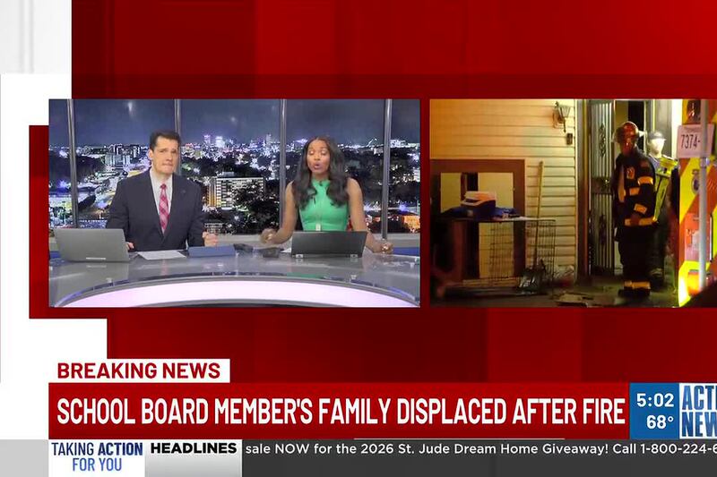 MSCS School Board member's home catches fire