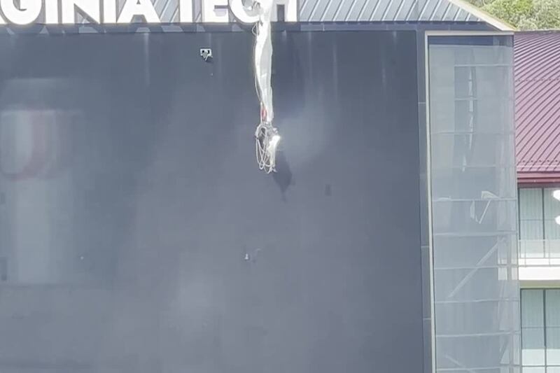 Virginia Tech Parachute Accident