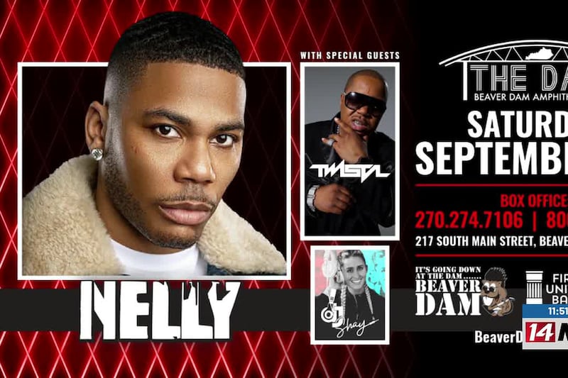 Nelly set to perform at Beaver Dam Amphitheater