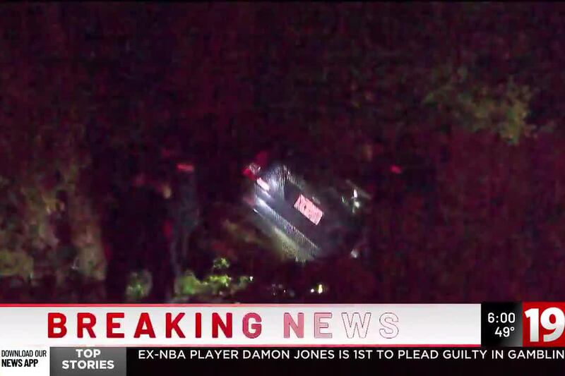 Cleveland EMS responds to car crash on city’s East Side