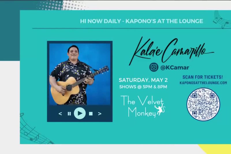Kala’e Camarillo Shares New Music and May Day Show at Kapono’s - Part 3