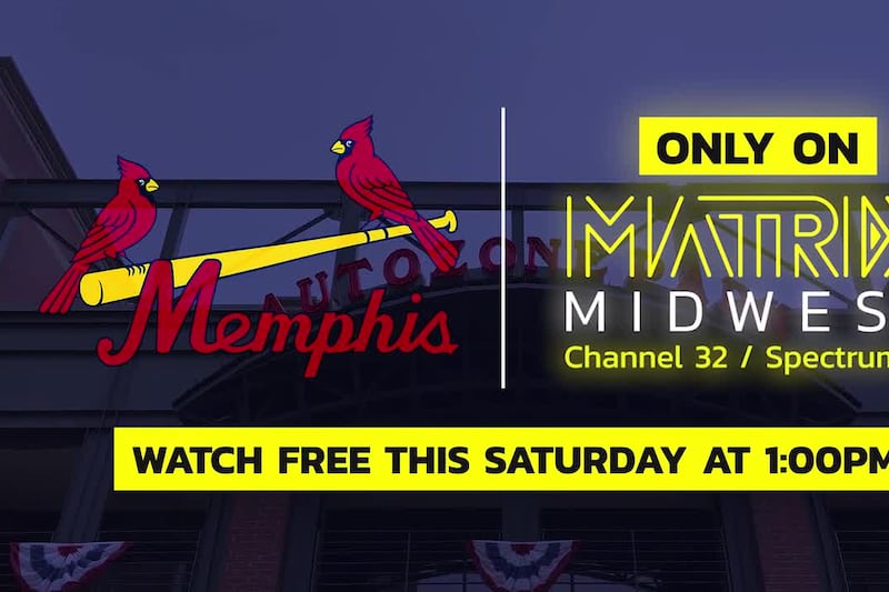 Watch the Memphis Redbirds vs Indianapolis Indians this Saturday on Matrix Midwest!