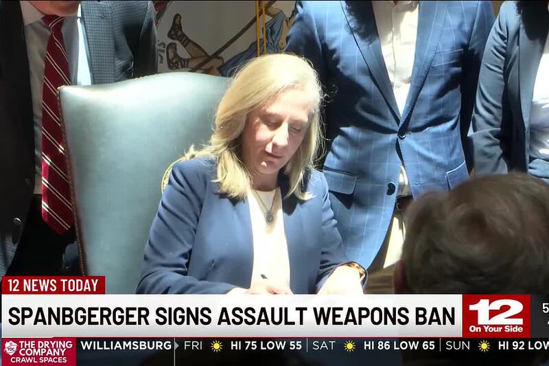 Spanberger signs assault weapons ban