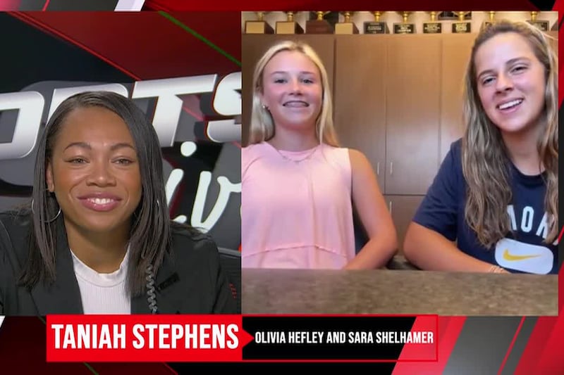 Olivia Hefley and Sara Shelhamer from Amarillo High tennis tells us about their state title match