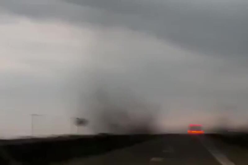 Video from Holstein, Iowa.