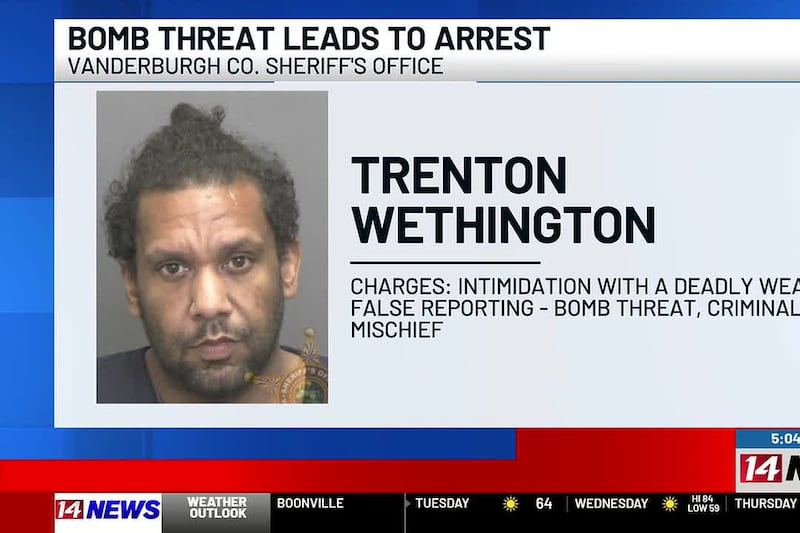 EPD: Man arrested after fake bomb threat at Old National Bank