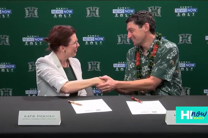 Hawaii News Now selected as official broadcast partner for UH Athletics