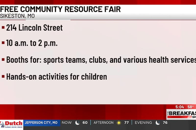 ‘Fun in the Sun’ community resource fair to be held at Sikeston park