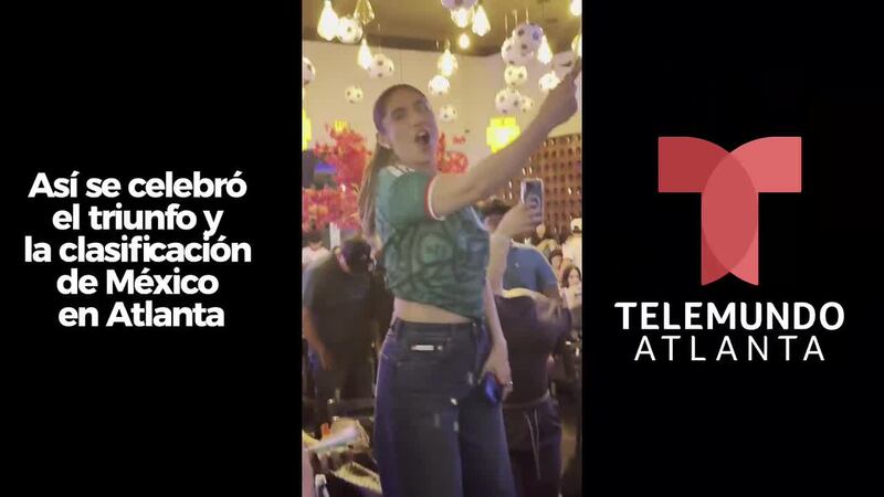 Así se celebró el triunfo y la clasificación de México en Atlanta