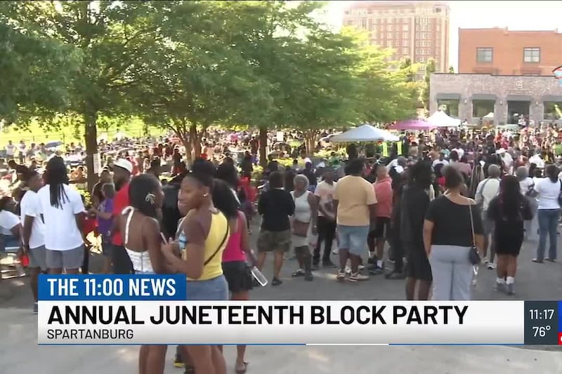 Annual Juneteenth block party in Spartanburg