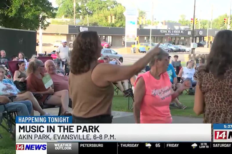 Music in the Park returns tonight at Akin Park in Evansville