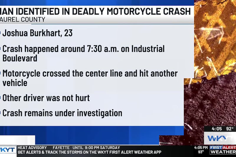 Laurel County fatal crash victim identified