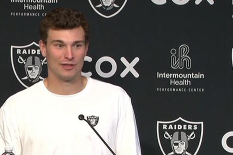 Las Vegas Raiders Fernando Mendoza says earning fan titles has to be earned