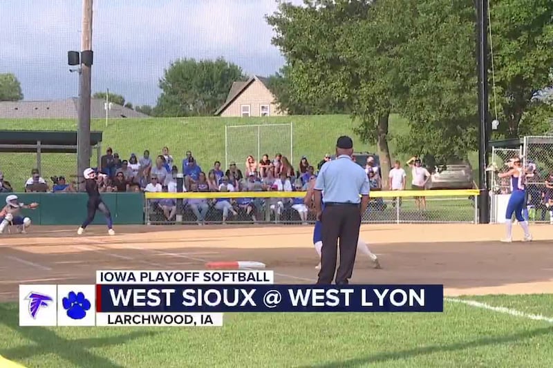 West Lyon softball uses big bats to advance in post season