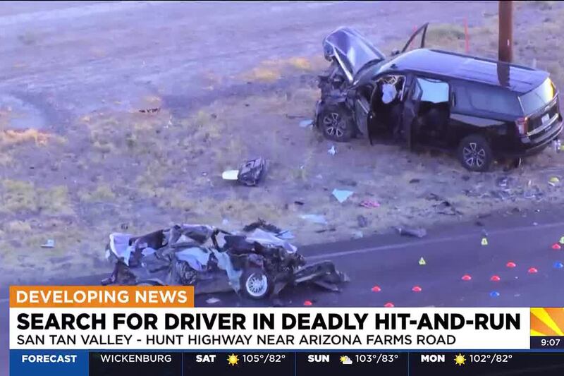 Driver flees after deadly hit-and-run in San Tan Valley