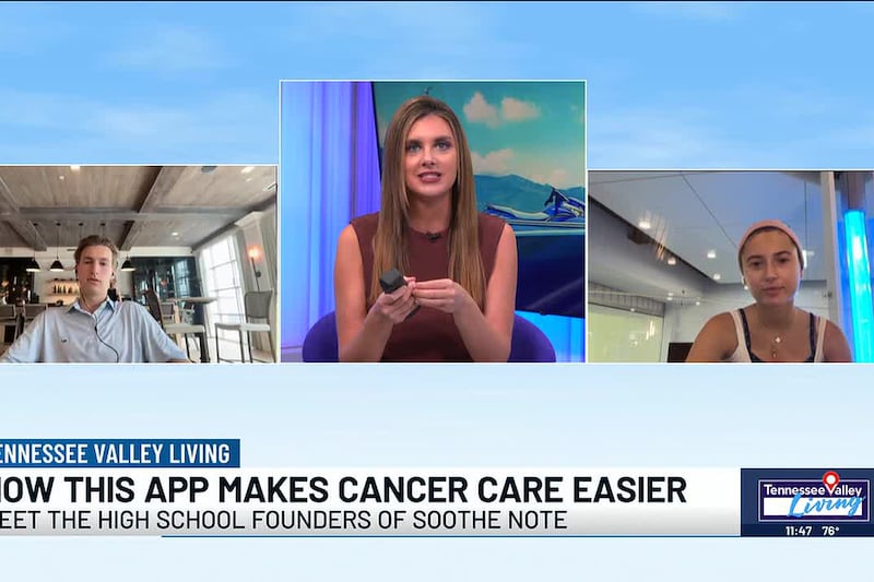 The young minds behind Soothe Note talk cancer experiences and how they're helping others