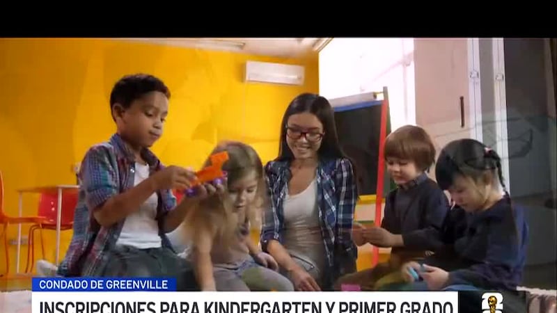 Abiertas inscripciones en el condado de Greenville para Kindergarten y primer grado.