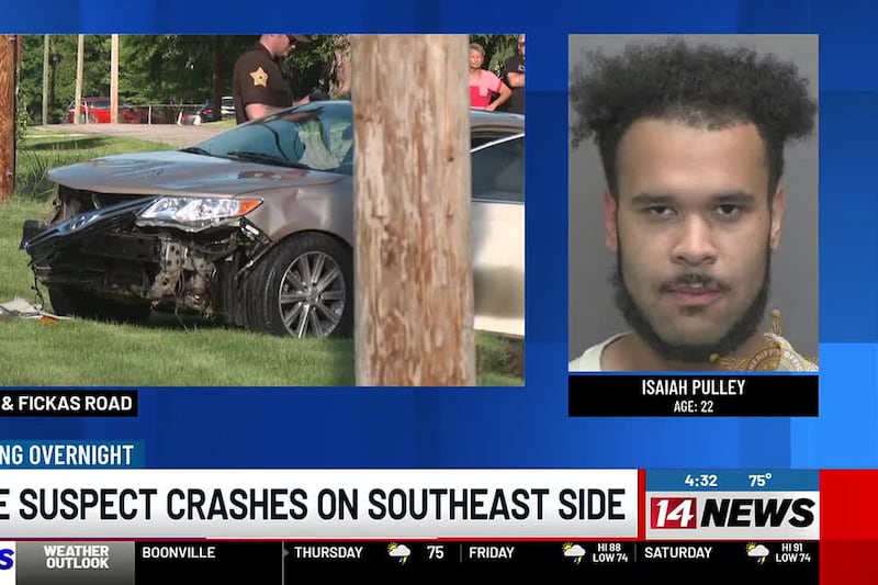 VCSO pursuit ends in rollover crash, suspect taken into custody