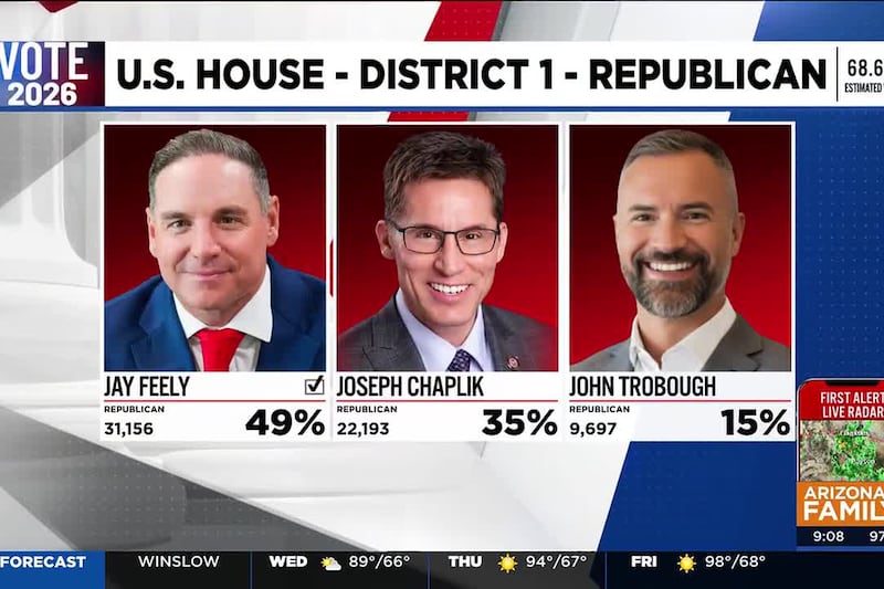 Amish Shah leads Dems in CD 1 while Jay Feely wins easily for GOP