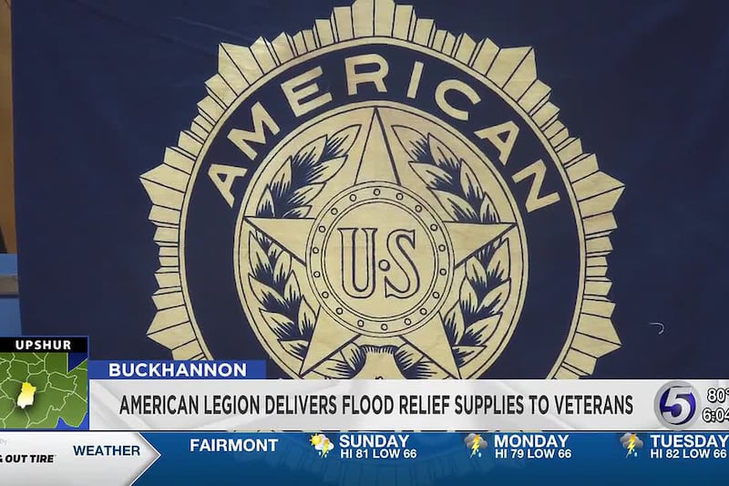 DAV, American Legion deliver flood relief to Buckhannon veterans