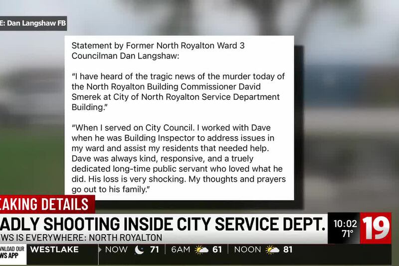 Suspect detained as North Royalton officials remember building commissioner killed in shooting
